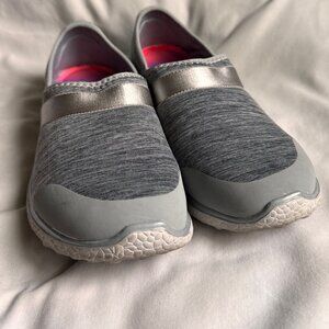 Women's Gray Slip-On Sneakers